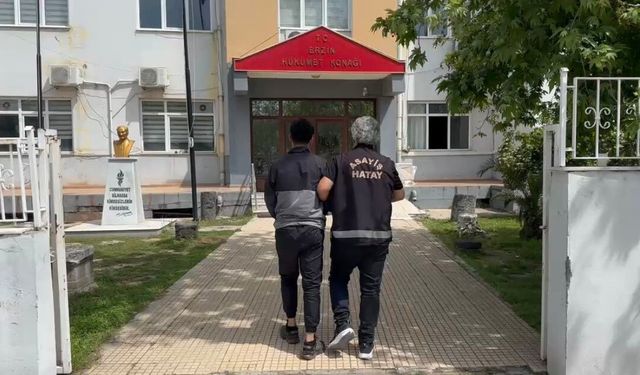Erzin'de 4 yıl 6 ay hapis cezasıyla aranan firari yakalandı