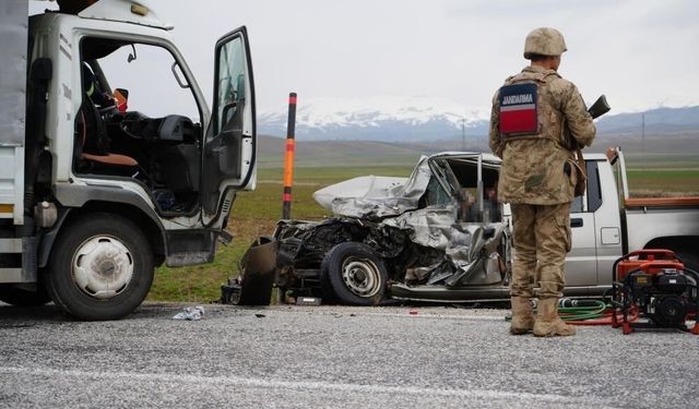 Erzurum'da jandarma bölgesinde bir ayda 21 kişi trafik kazalarında yaralandı