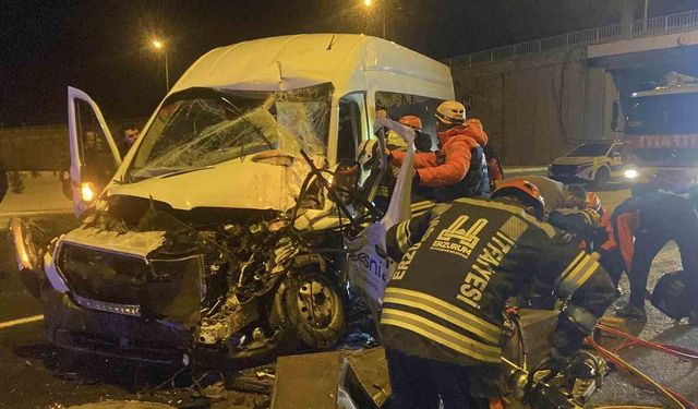 Erzurum'da zincirleme kaza: 5 yaralı