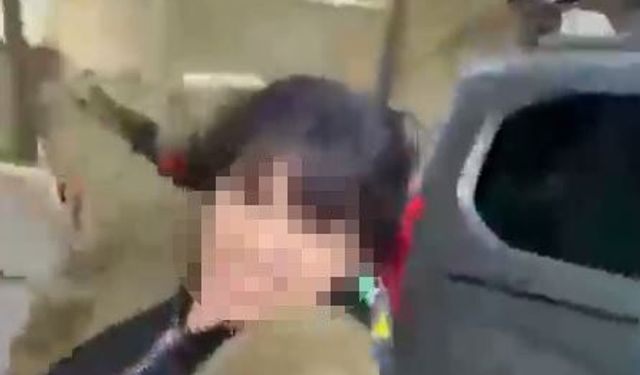 Esenyurt'ta bir kadın eski eşini sokak ortasında darp etti