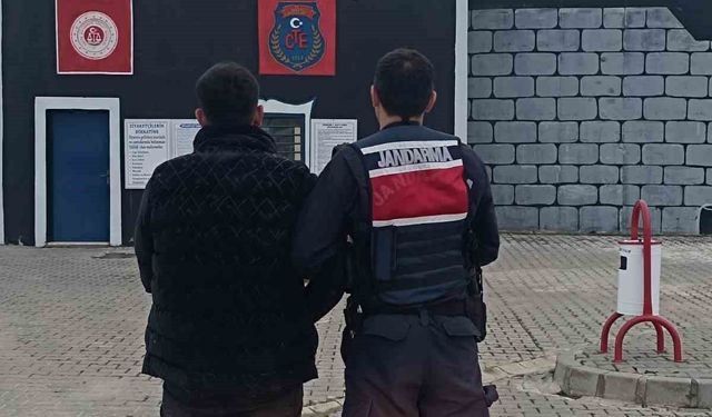 Hırsızlık suçundan aranan şahsı jandarma yakaladı