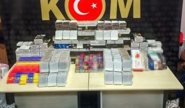 Kaçak tütün ve sigara operasyonunda 1 şüpheli yakalandı