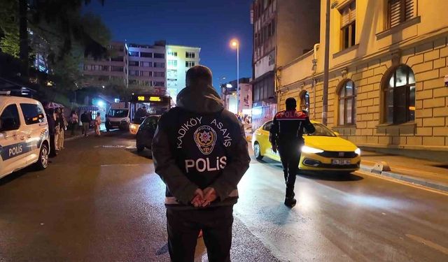 Kadıköy'de helikopter destekli asayiş denetimi