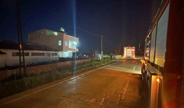 Muratlı'da baca yangını