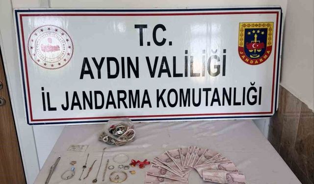 Nazilli'de 850 bin TL'lik ziynet eşyasını çaldı, yakalandı