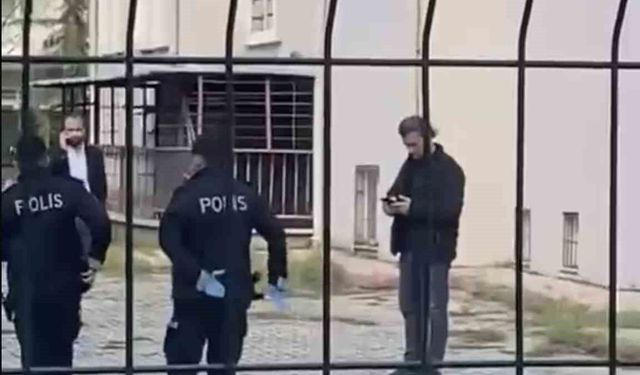 Polisten kaçan şahıs, tabancasını okul bahçesine attı