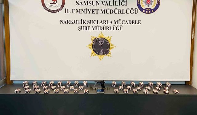 Samsun'da 18 bin uyuşturucu hap ele geçirildi