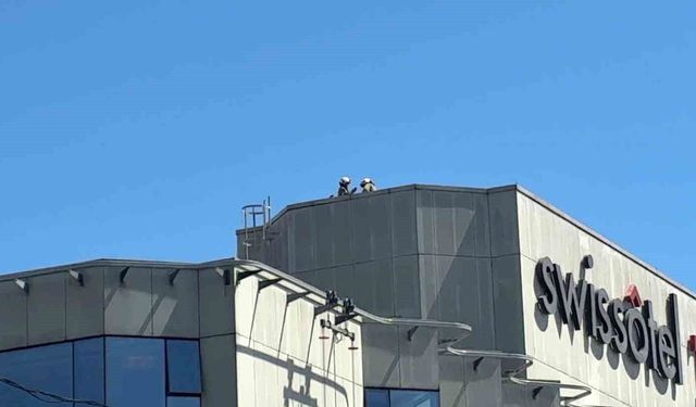 Swiss Otel'de yangın paniği: Vatandaşlar tahliye edildi