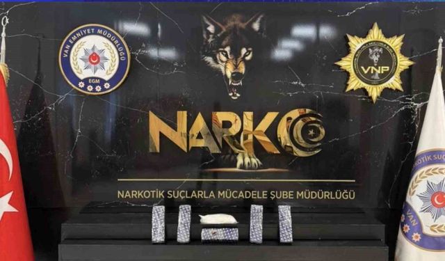 Van'da 4 kilo 260 gram eroin ele geçirildi