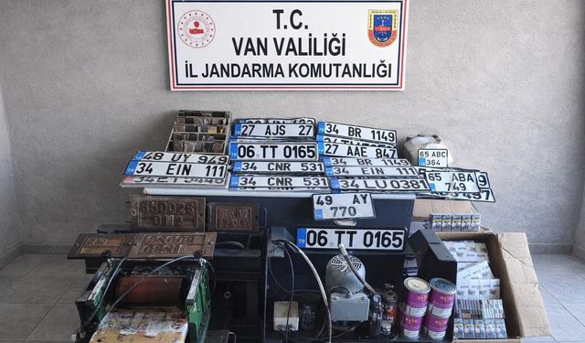 Sahte sahte plaka basanlara operasyon