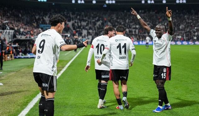 Beşiktaş'tan 4 gollü galibiyet