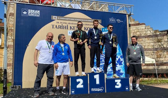 Osmangazi’de Tarihi Koşu Heyecanı: Kupalar Sahiplerini Buldu