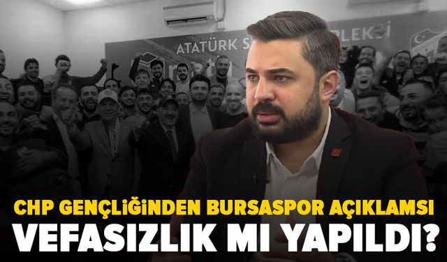 Bursaspor’un o fotoğrafına CHP gençliğinden cevap geldi