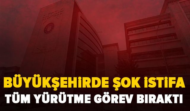 Şok açıklama: Bursa Kent Konseyi İstifa Etti