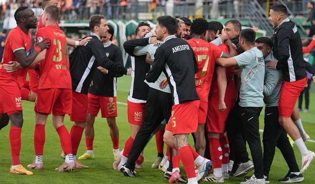 Amedspor Süper Lig'e yükseldi