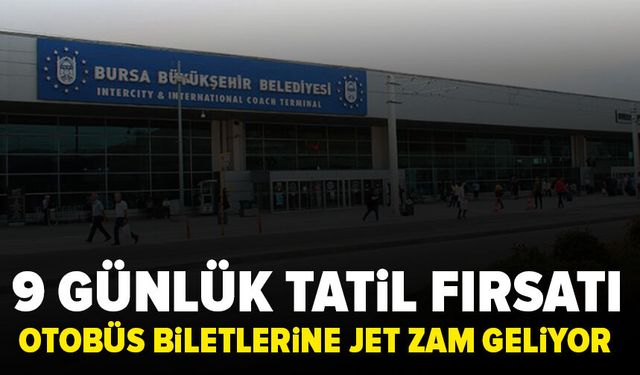 Otobüs biletlerine jet hızında zam yolda