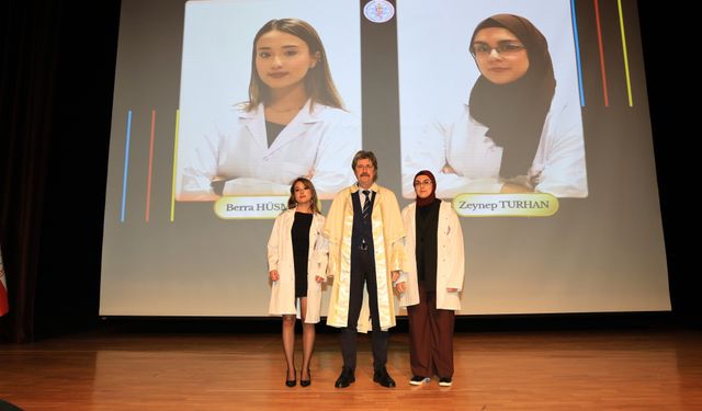 Geleceğin veteriner hekimleri beyaz önlüklerini giydi