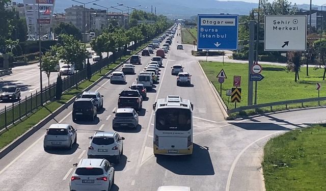 Bursa-Ankara yolunda bayram yoğunluğu