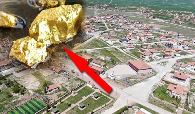 Türkiye'nin bir ilçesinde su aktıkça altın fışkırıyor