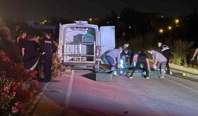 Antalya'da 3 kişinin öldüğü selektör cinayeti görüntülendi
