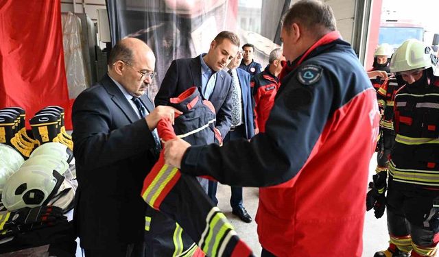 Büyükşehir'den OSB İtfaiyesi'ne 11 yıl sonra ekipman desteği
