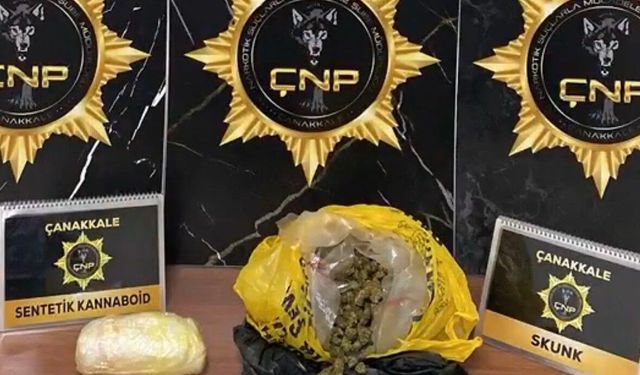 Çanakkale'de piyasa değeri 51 milyon TL'lik uyuşturucu ele geçirildi: 2 şüpheli tutuklandı