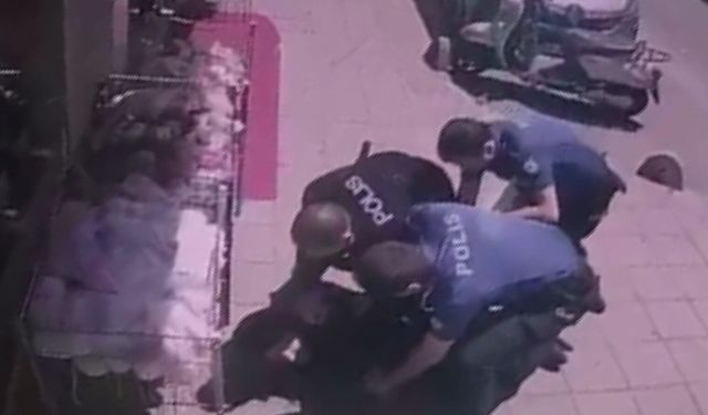 Çorlu'da 2 polisin şehit olduğu olayda saldırganın yakalanma anı görüntüleri ortaya çıktı