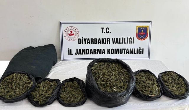 Diyarbakır'da 20 kilo 600 gram uyuşturucu ele geçirildi
