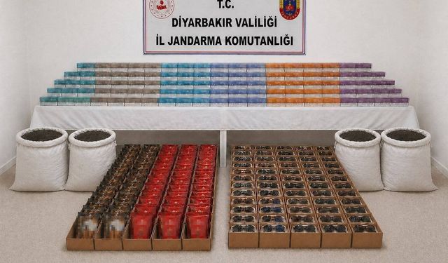 Diyarbakır'da kaçakçılık operasyonları: 58 şüpheli hakkında işlem yapıldı