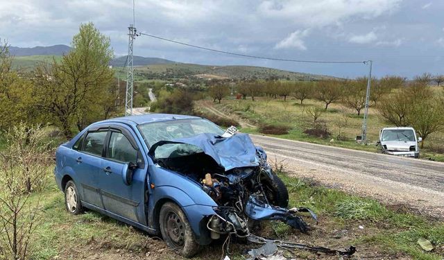 Elazığ'da ki kazada 1 kişi hayatını kaybetti