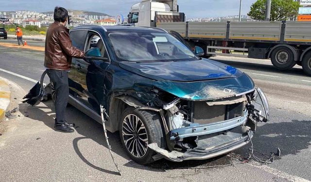 Elazığ'da trafik kazası: 1 yaralı