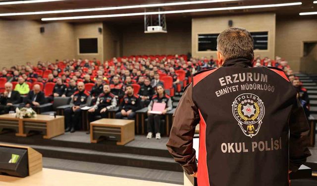 Erzurum Emniyeti'nde 'Okul Polisi' zirvesi