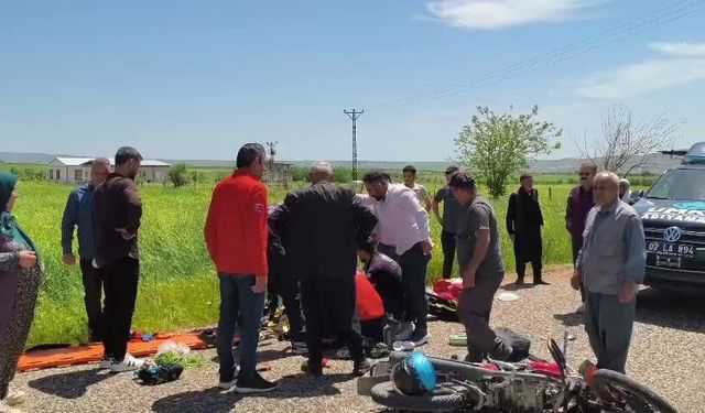 İki motosiklet çarpıştı: 2 yaralı