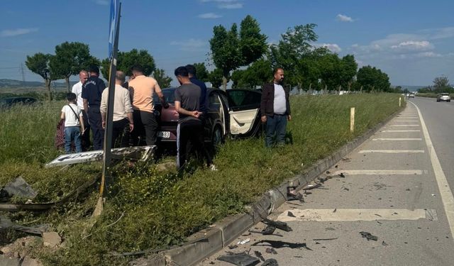 Osmaneli Belediye Başkanı trafik kazasında yaralandı