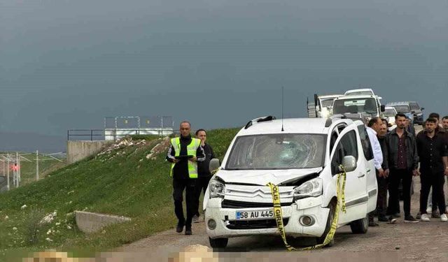 Ticari araç koyun sürüsüne daldı: Çoban öldü, 9 koyun telef oldu