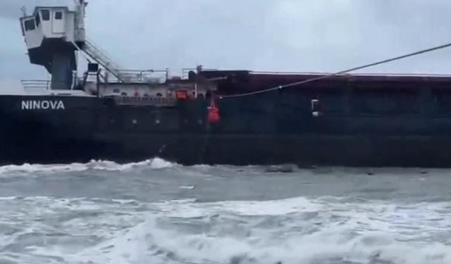 Ulaştırma ve Altyapı Bakanlığı: 'NINOVA isimli gemide bulunan 8 kazazede başarıyla tahliye edilmiştir'