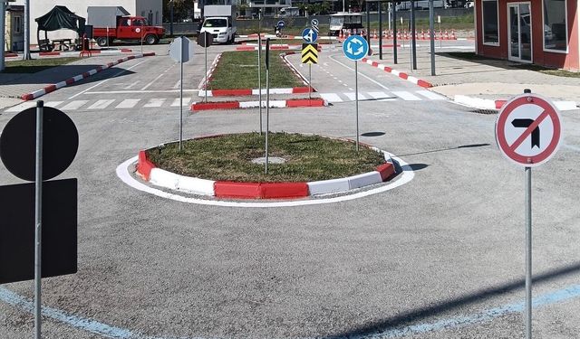 Uşak Çocuk Trafik Eğitim Parkı yenileniyor