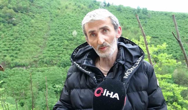 Yamaçtan yuvarlanan aracın sürücüsü dehşet anlarını anlattı