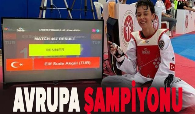 Avrupa Şampiyonu Oldu