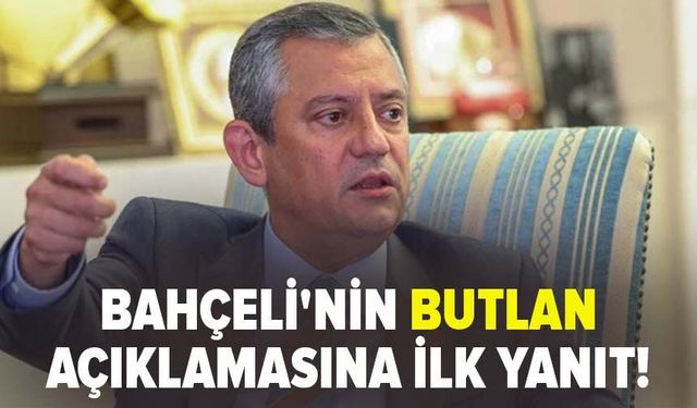 Bahçeli'nin butlan açıklamasına ilk yanıt!