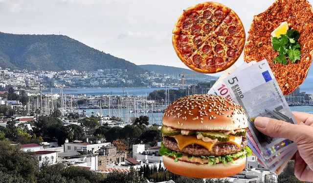 Lahmacun 30 euro, hamburger 42 euro!
