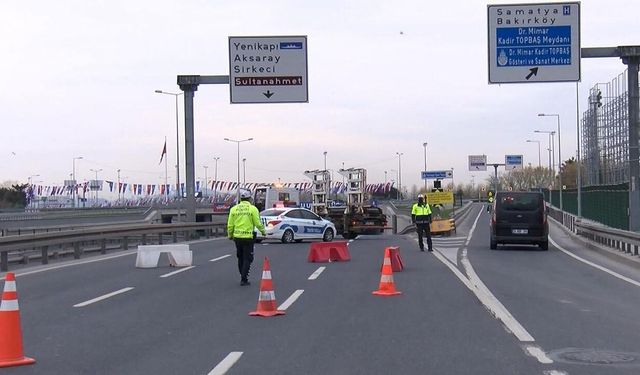 İstanbul'da bazı yollar trafiğe kapatılacak