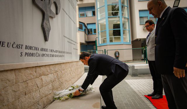 Başkan Aydın’dan Saraybosna’da anlamlı temas