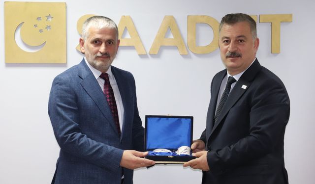 Anahtar Parti Bursa'dan Saadet Partisi Bursa İl Başkanlığı'na ziyaret!
