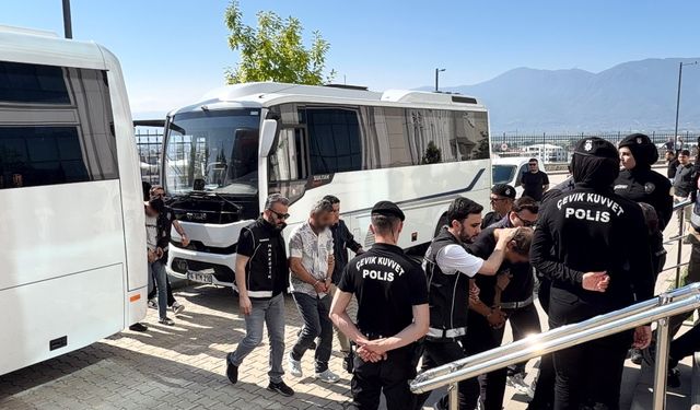 Bursa’da uyuşturucu operasyonu: 17 tutuklama