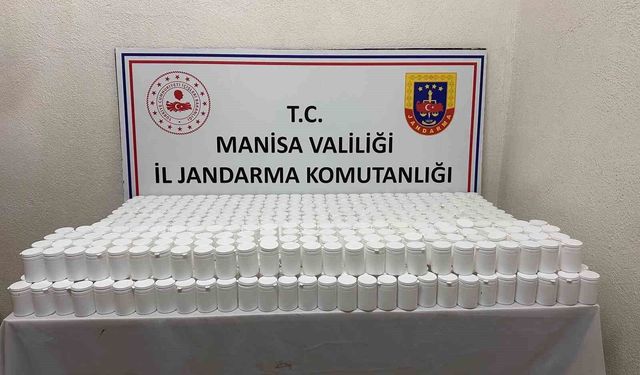 Akhisar'da 50 binden fazla sentetik hap ele geçirildi