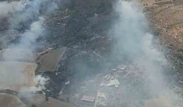 Çanakkale'de bozuk orman sahasında çıkan yangın kontrol altına alındı