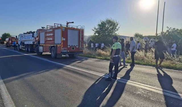 Edirne'de iş yerinde korkutan yangın