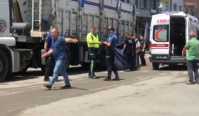 Edirne'de kamyonun çarptığı yaya hayatını kaybetti