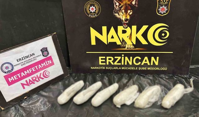 Erzincan'da 565 gram metamfetamin ele geçirildi: 2 şüpheli tutuklandı